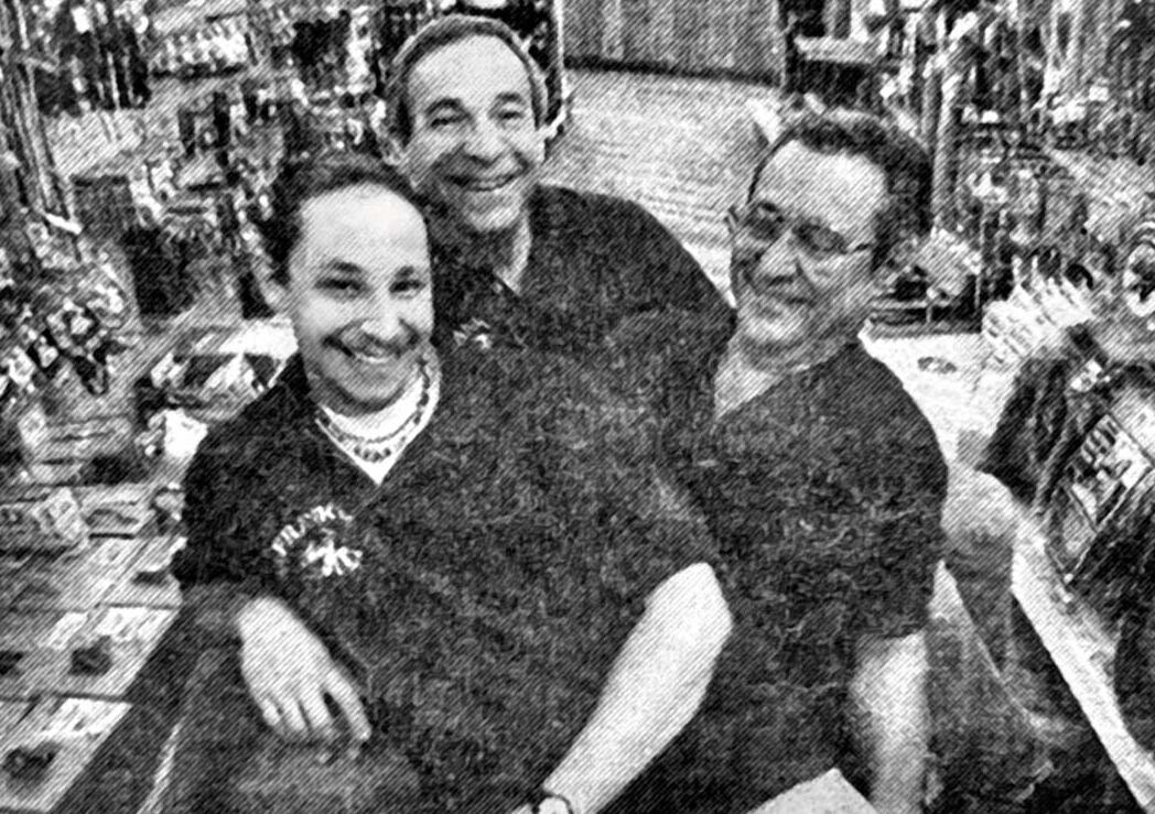 Mike, dad and uncle Family generations of repair shop owners